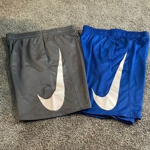 2 pairs Nike Men’s shorts size large